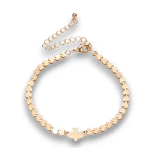 Kuş figürlü bohem tasarım kol takısı genel görünüm