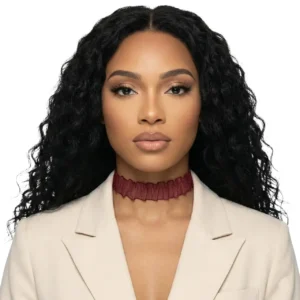 Tül Choker Bordo Renk El Yapımı