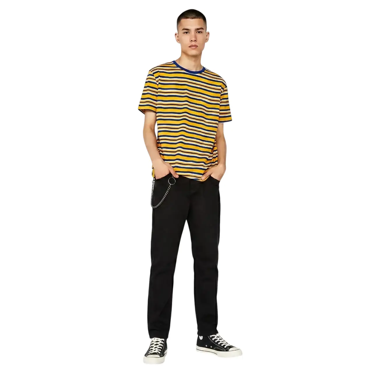 Pantolon zinciri hiphop tarzı unisex tasarım modeli