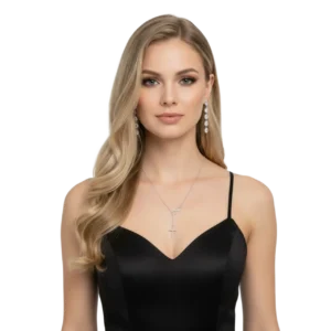 Sonsuzluk Kolye Haç Tasarım Gümüş Kaplama