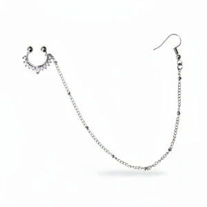 TikiTonki 17 cm uzunluğunda ışıltılı burun kulak zinciri