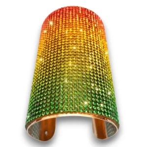 Yanar döner taşlı kelepçe bileklik önden görünüş