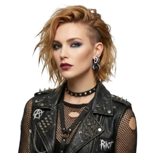 Sarmal konik pyrex cam tünel piercing kulak üzerinde