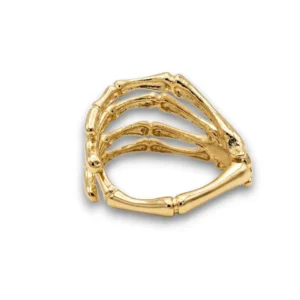 Pirinç alaşım kaplama iskelet el bileklik detaylı görünüm