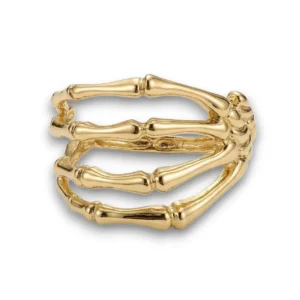 Özel tasarım iskelet el figürlü bileklik genel görünüm