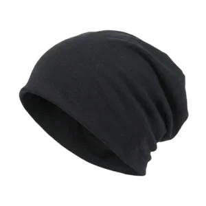Yakın çekim detay görünümü siyah casual bere kadın şapka minimalist tasarım TikiTonki