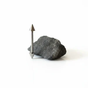 Anti alerjik cerrahi paslanmaz gümüş renkli piercing