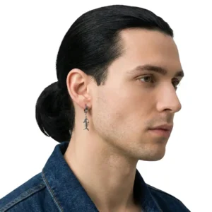 Piranha Küpe Çelik Model Gümüş Rengi