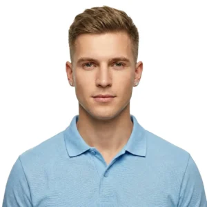 Tektaş Küpe Erkek Model Gümüş Kaplama