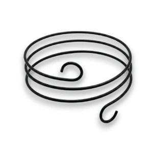 Siyah renkli nikel kaplama kol bileziği genel görünüm